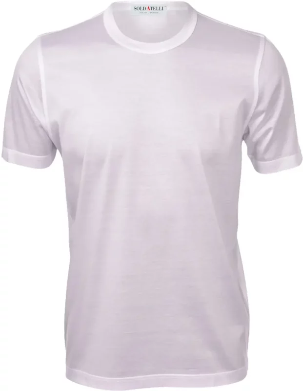 T-Shirt Girocollo Manica Corta Filo di Scozia