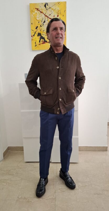 Giubbino Modello Milano Pronto (Ready To Wear) 100% Pelle Made In Italy