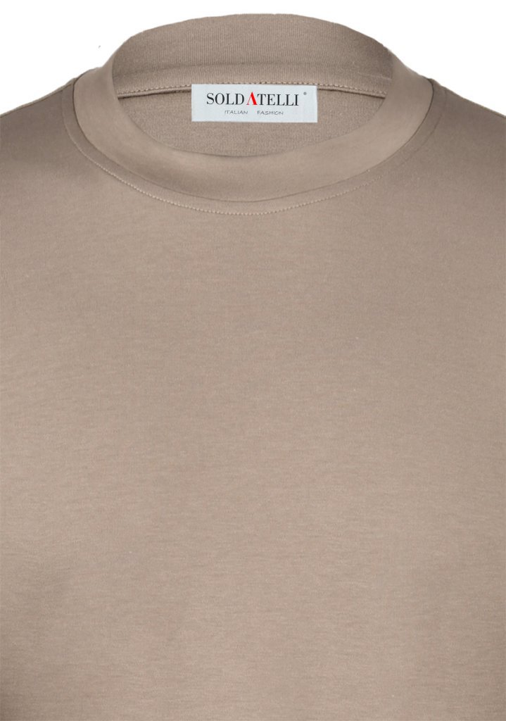 Maglia Girocollo Manica Corta in Cotone Jersey