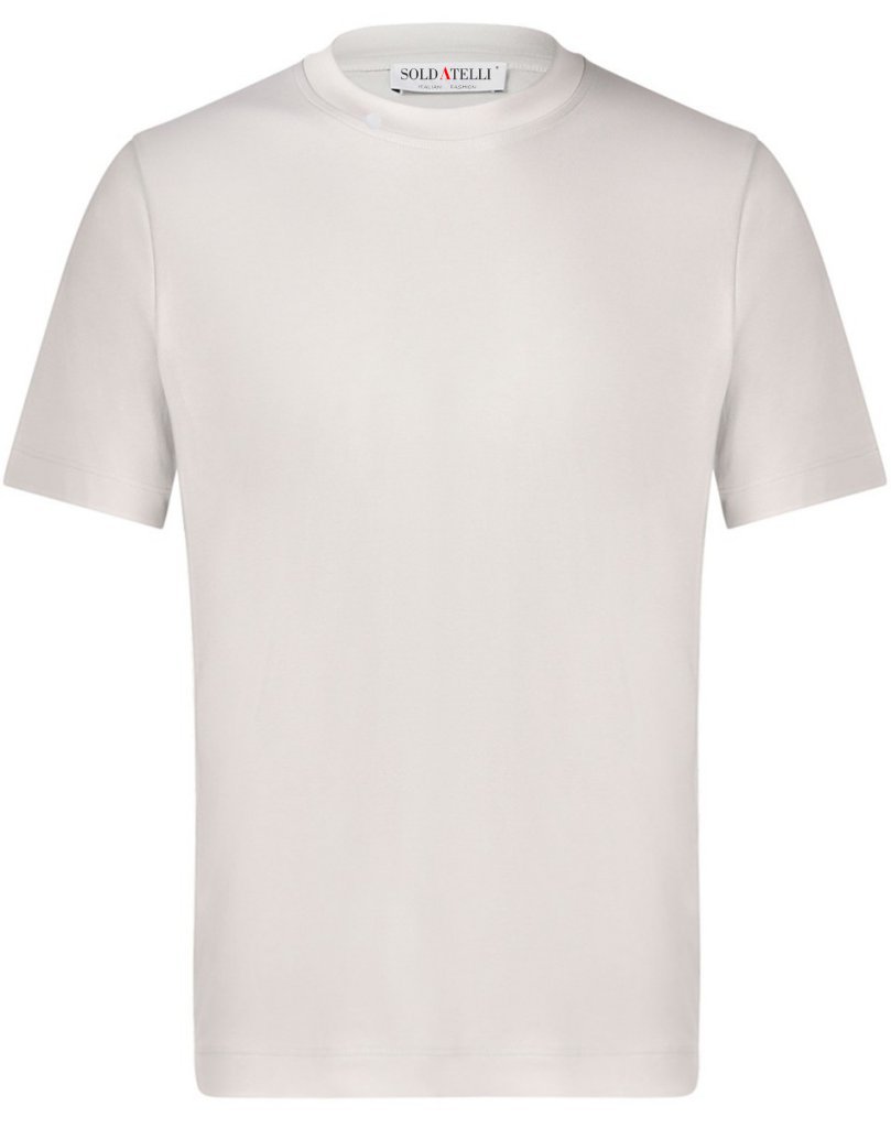 Maglia Girocollo Manica Corta in Cotone Jersey