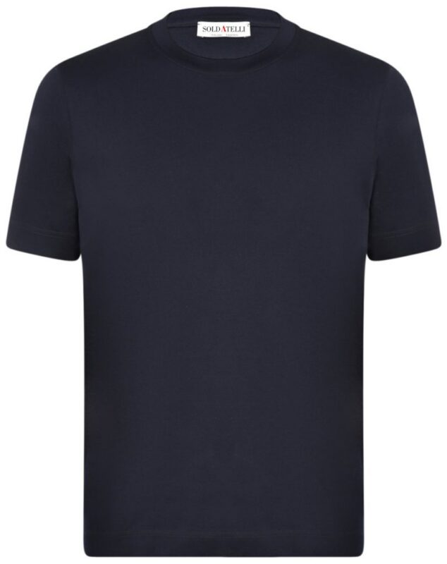 Maglia Girocollo Manica Corta in Cotone Jersey