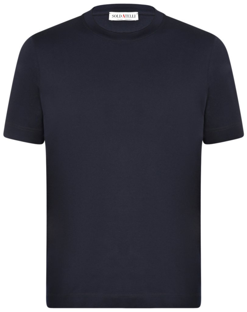 Maglia Girocollo Manica Corta in Cotone Jersey
