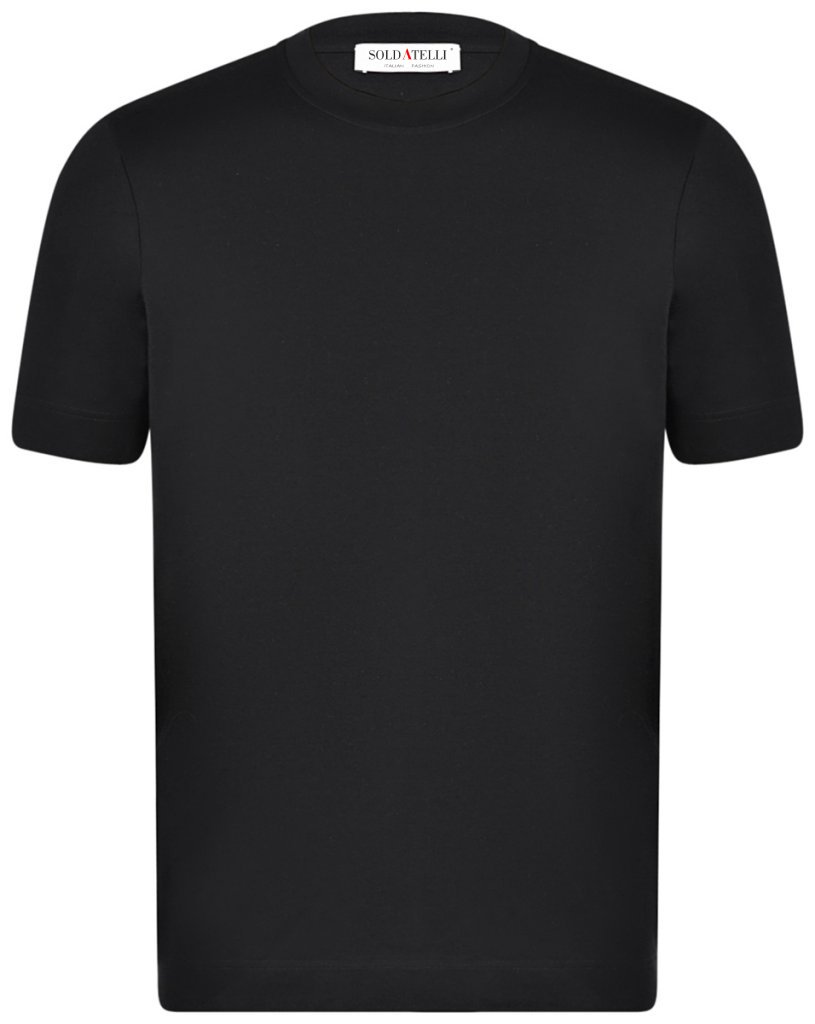 Maglia Girocollo Manica Corta in Cotone Jersey