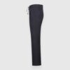 Pantalone in lana tecnica blu navy - retro